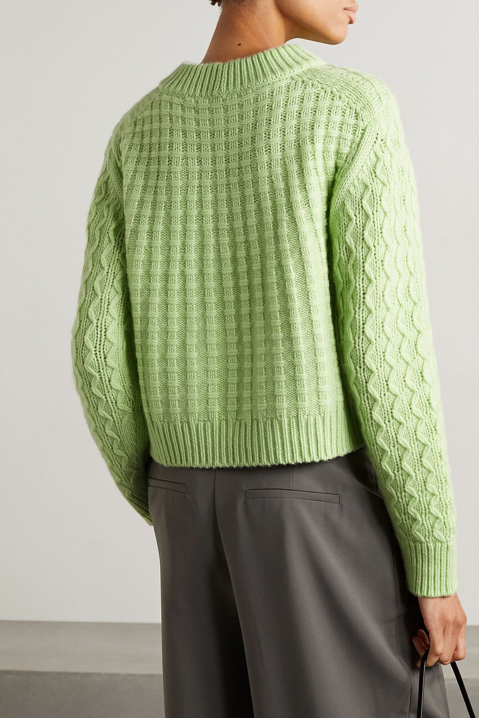  Lafayette 148 - Kaschmirpullover - Grün - L 