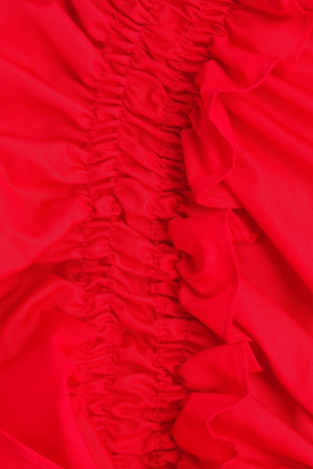 CECILIE BAHNSEN 러플 장식 코튼 포플린 탑