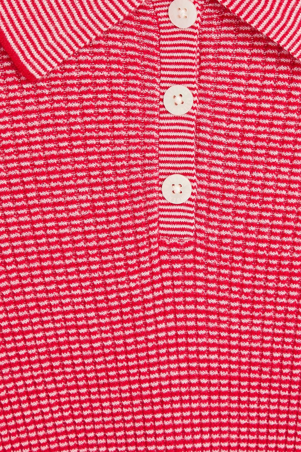GUEST IN RESIDENCE Striped cashmere polo shirt