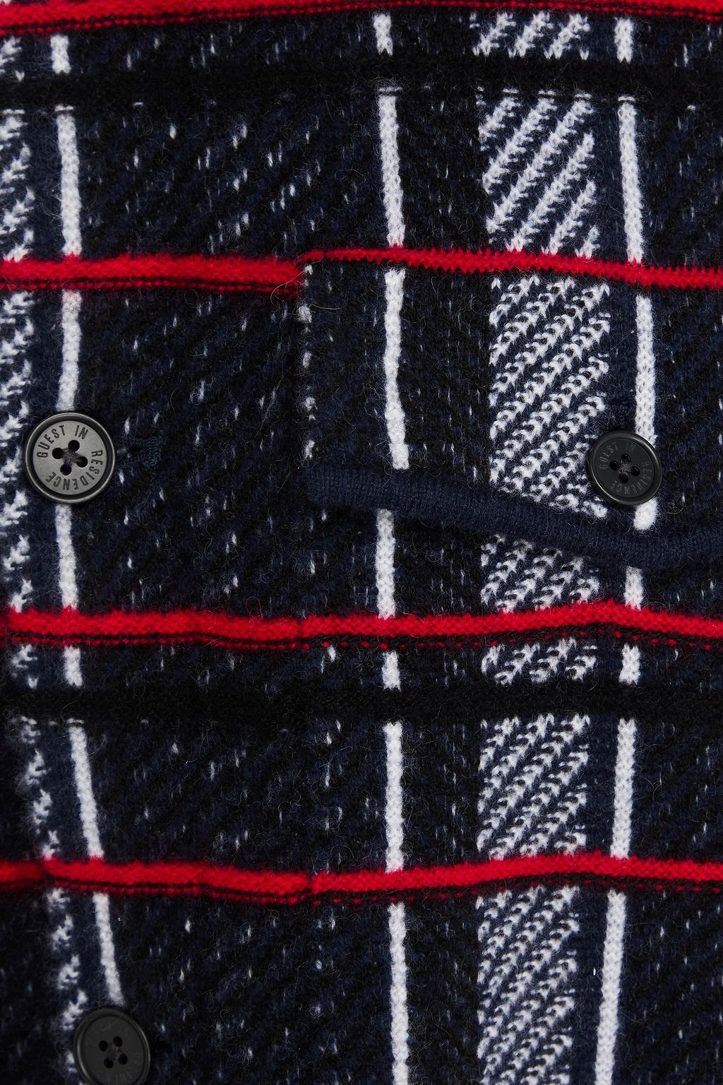 GUEST IN RESIDENCE Hemd aus Kaschmir in Jacquard-Strick