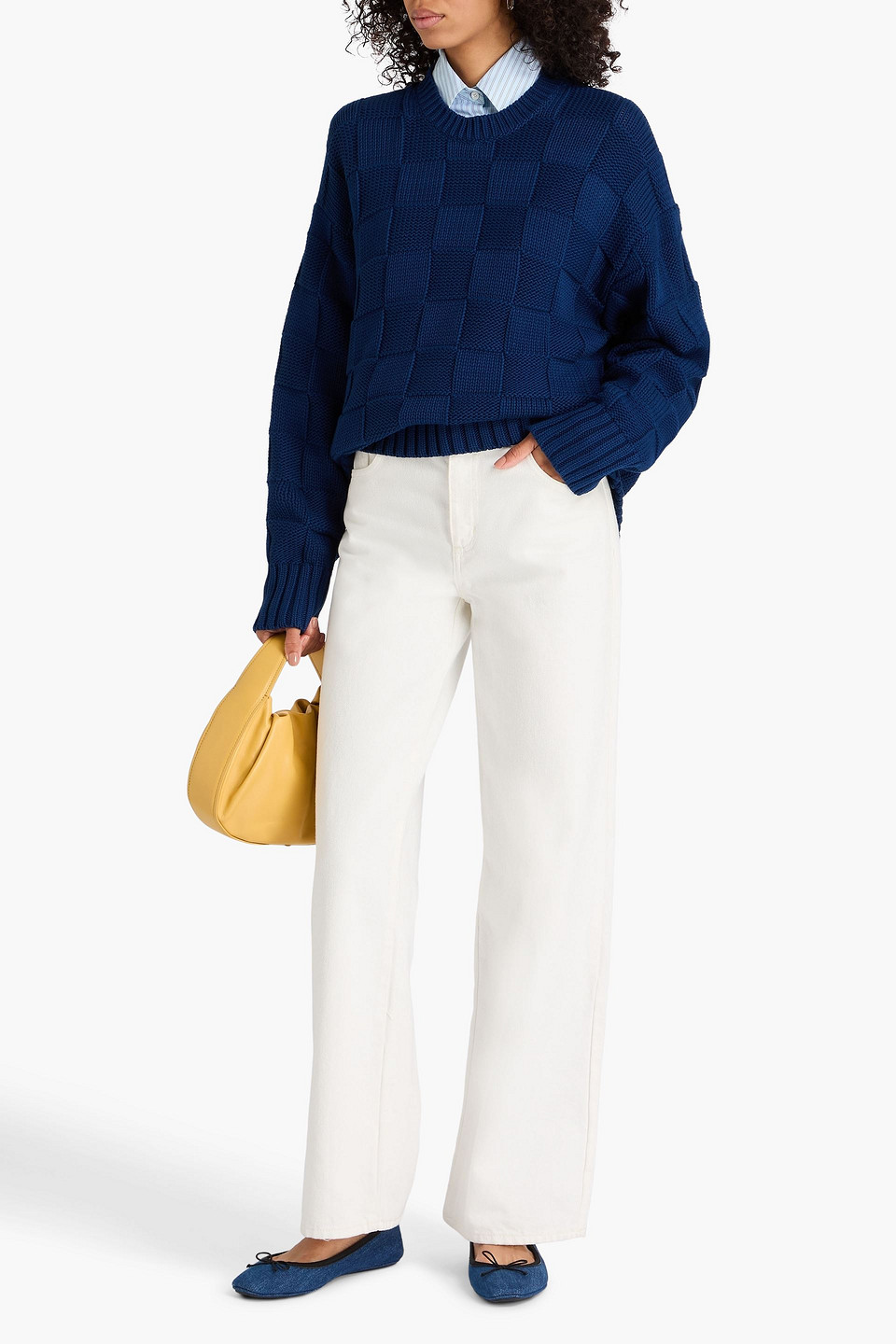  Guest In Residence - Pullover Aus Einer Baumwollmischung - Blau - S 