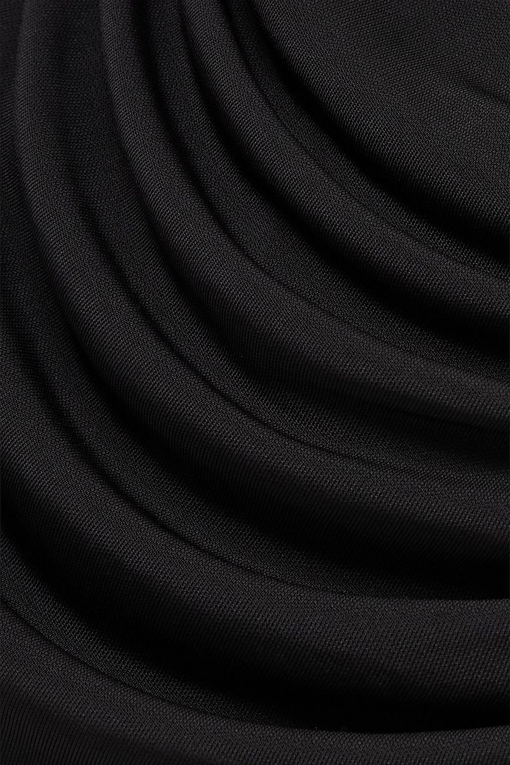 STAUD Solana draped stretch-jersey top