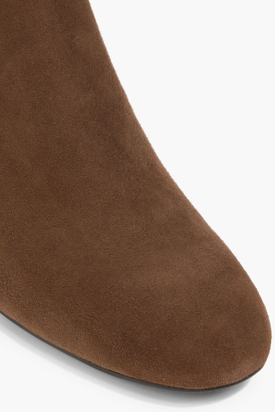 Stuart Weitzman Sofia 50 Stretch-suede Sock Boots In Brown