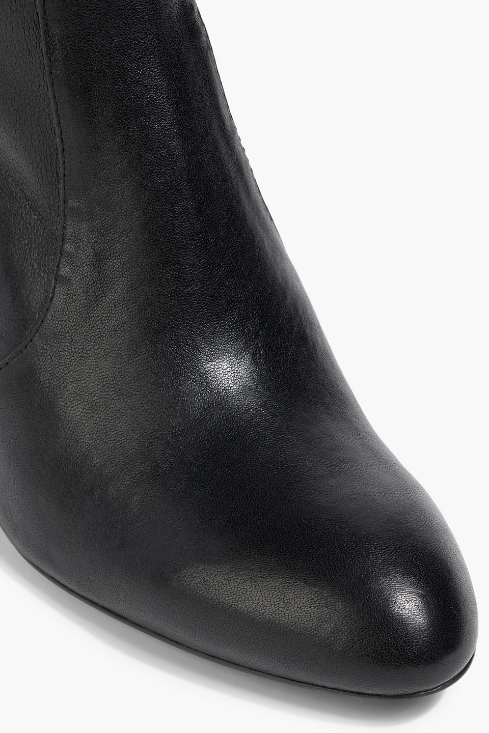 Stuart Weitzman Stretch-leather Ankle Boots In Black