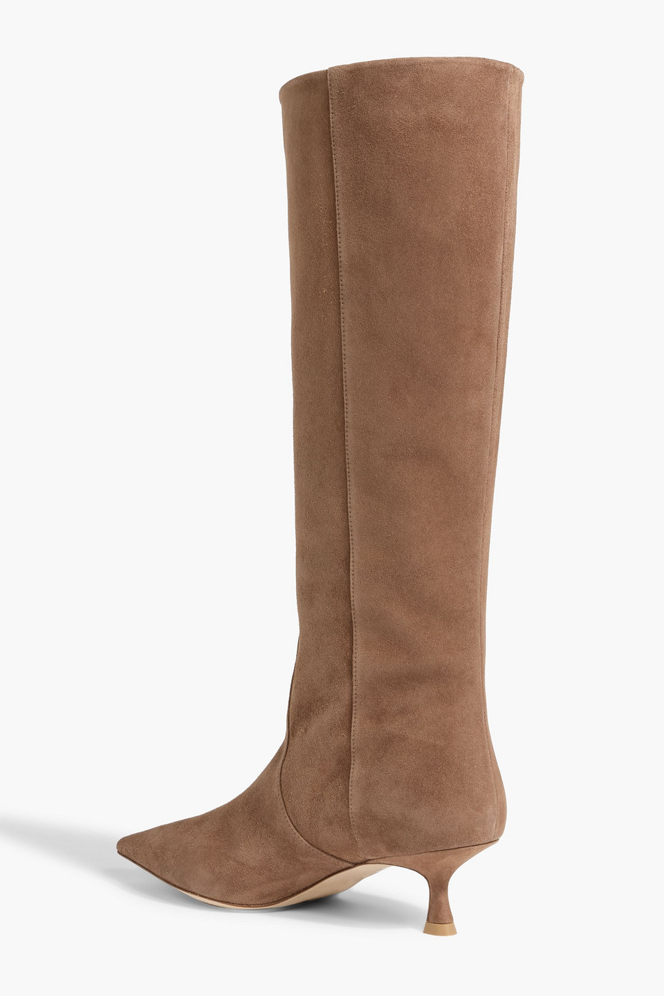 Stuart Weitzman Naomi 50 Suede Knee Boots In Brown