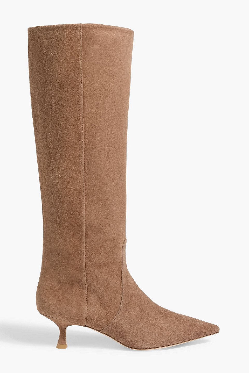 Stuart Weitzman Naomi 50 Suede Knee Boots In Brown