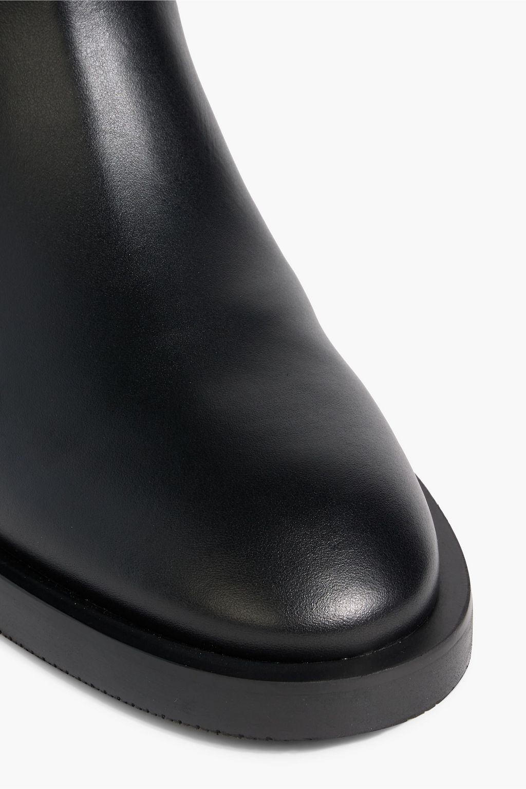 STUART WEITZMAN Maverick レザー ロングブーツ バックル付き