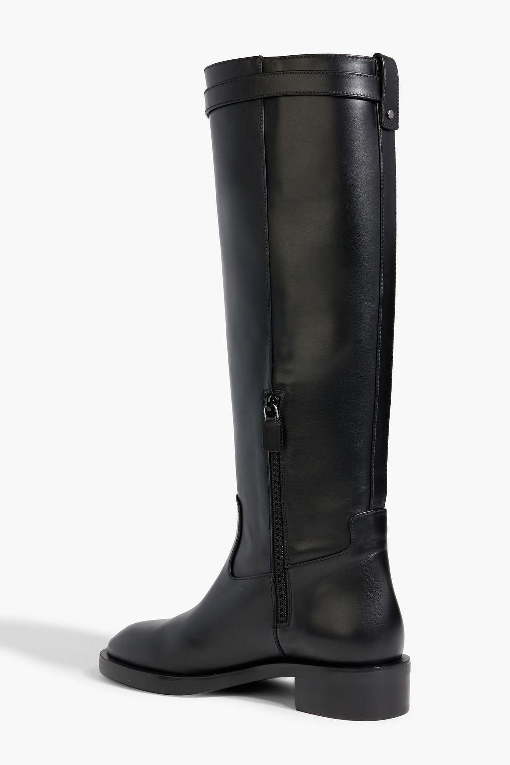 STUART WEITZMAN Maverick レザー ロングブーツ バックル付き