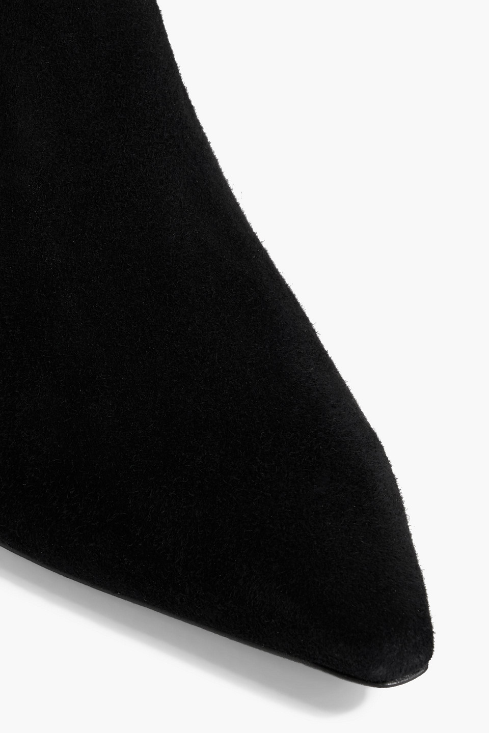 Stuart Weitzman Naomi 50 Suede Ankle Boots In Black