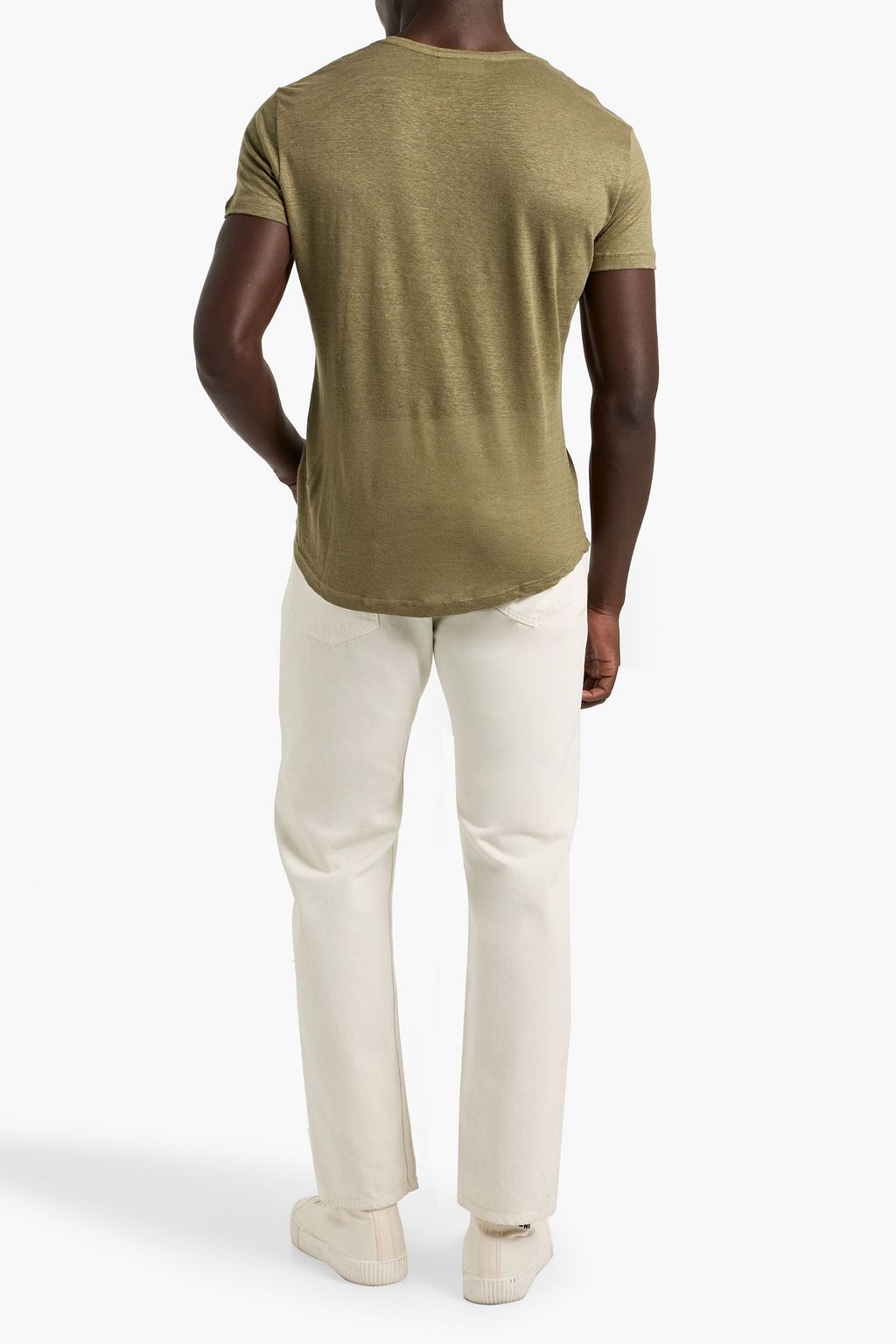ORLEBAR BROWN OB-T linen-jersey T-shirt