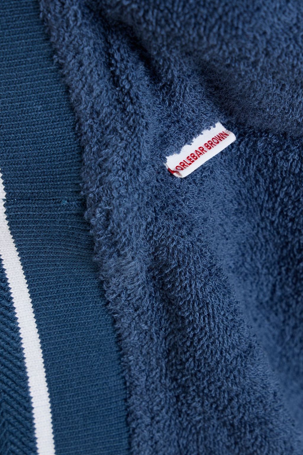 ORLEBAR BROWN Isar cotton-terry half-zip sweatshirt