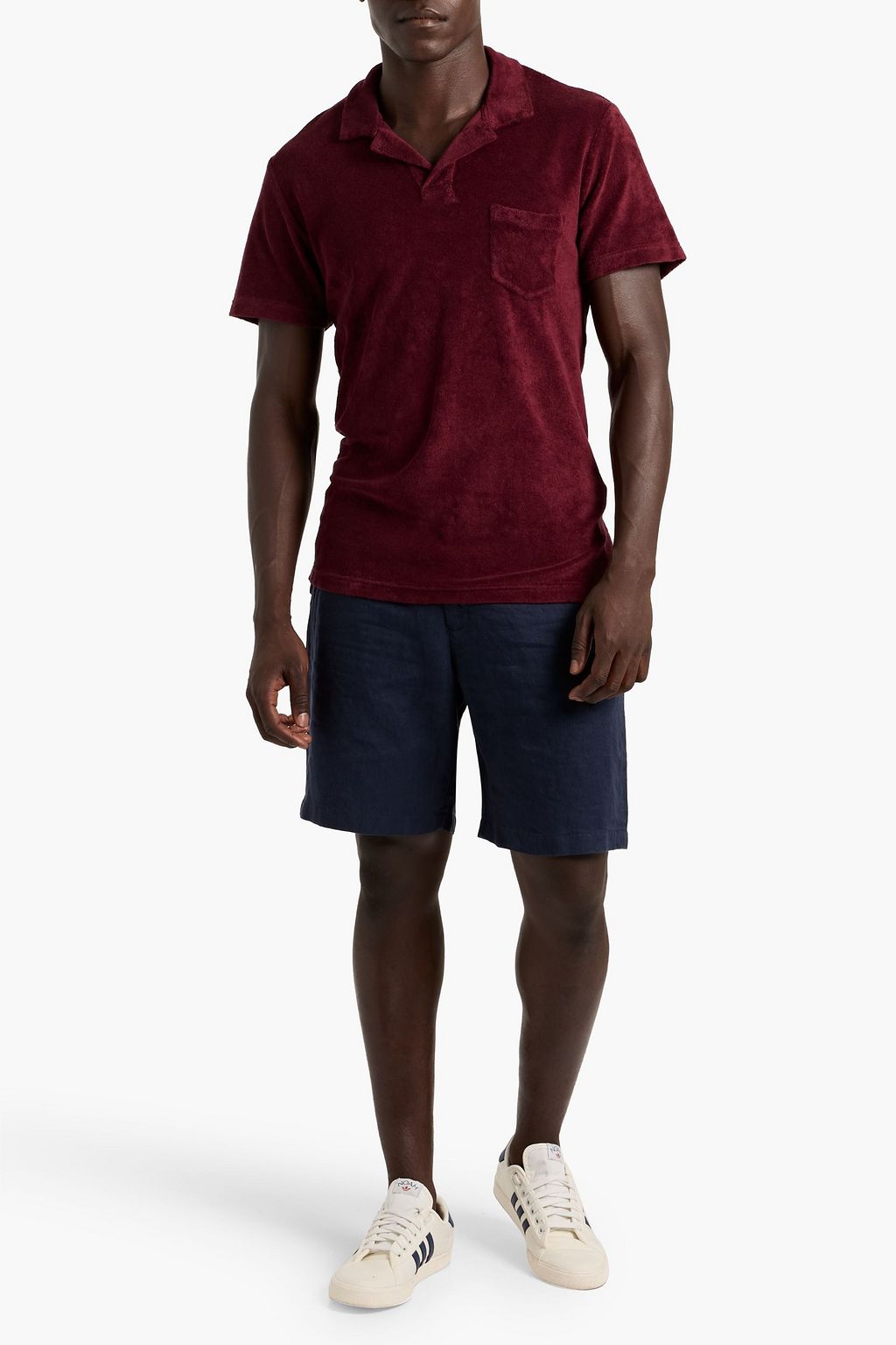 ORLEBAR BROWN Cotton-terry polo shirt