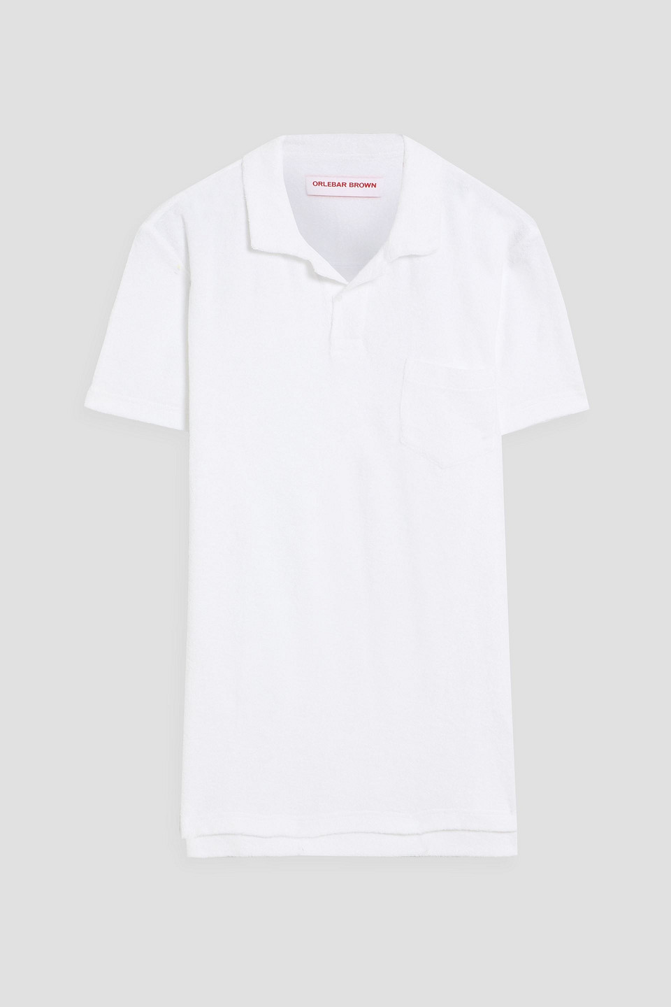 Cotton-terry polo shirt