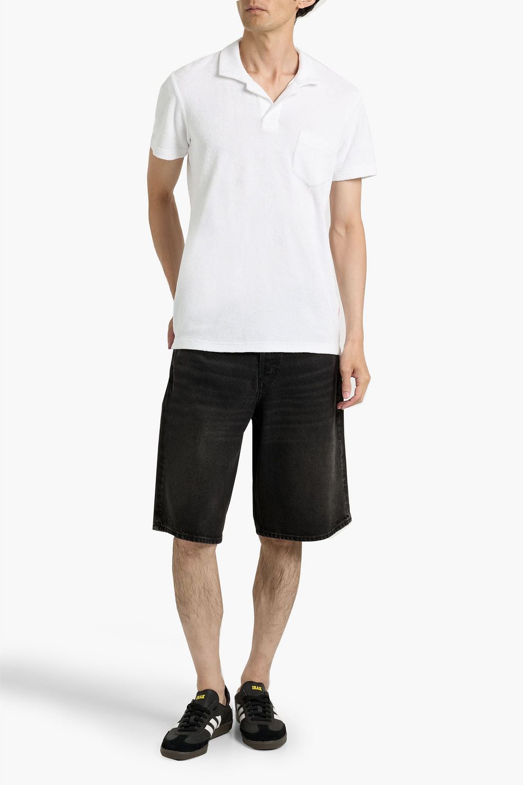 ORLEBAR BROWN Cotton-terry polo shirt