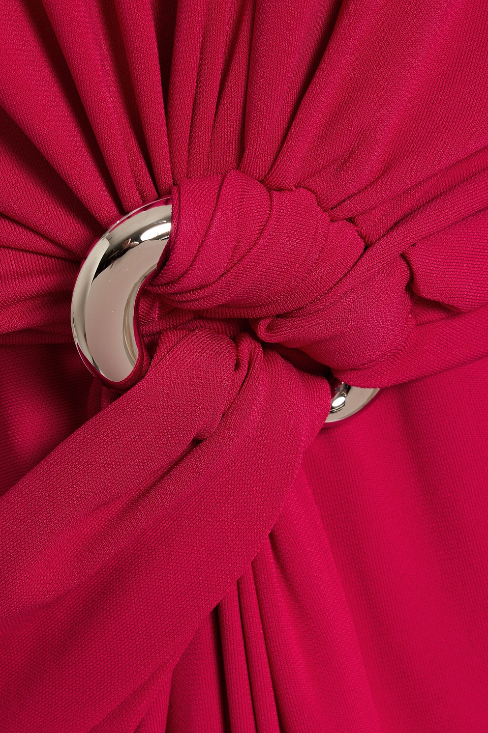 Simkhai Linds Gathered Long-sleeve Mini Dress In Pink