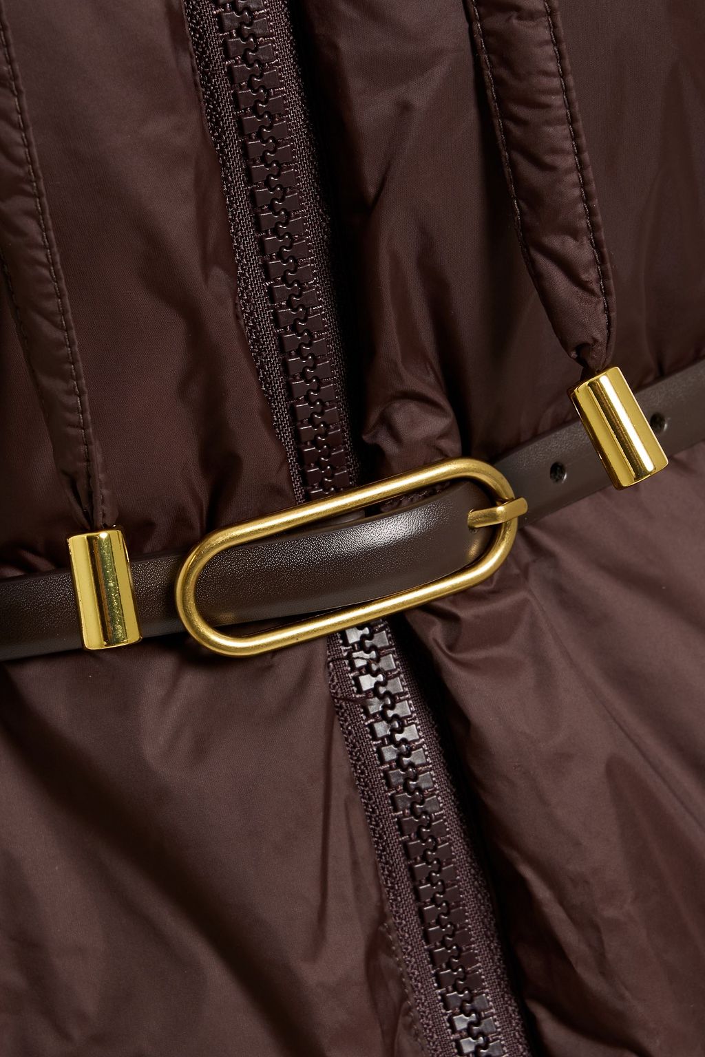 VERONICA BEARD Bria belted quilted shell down vest
