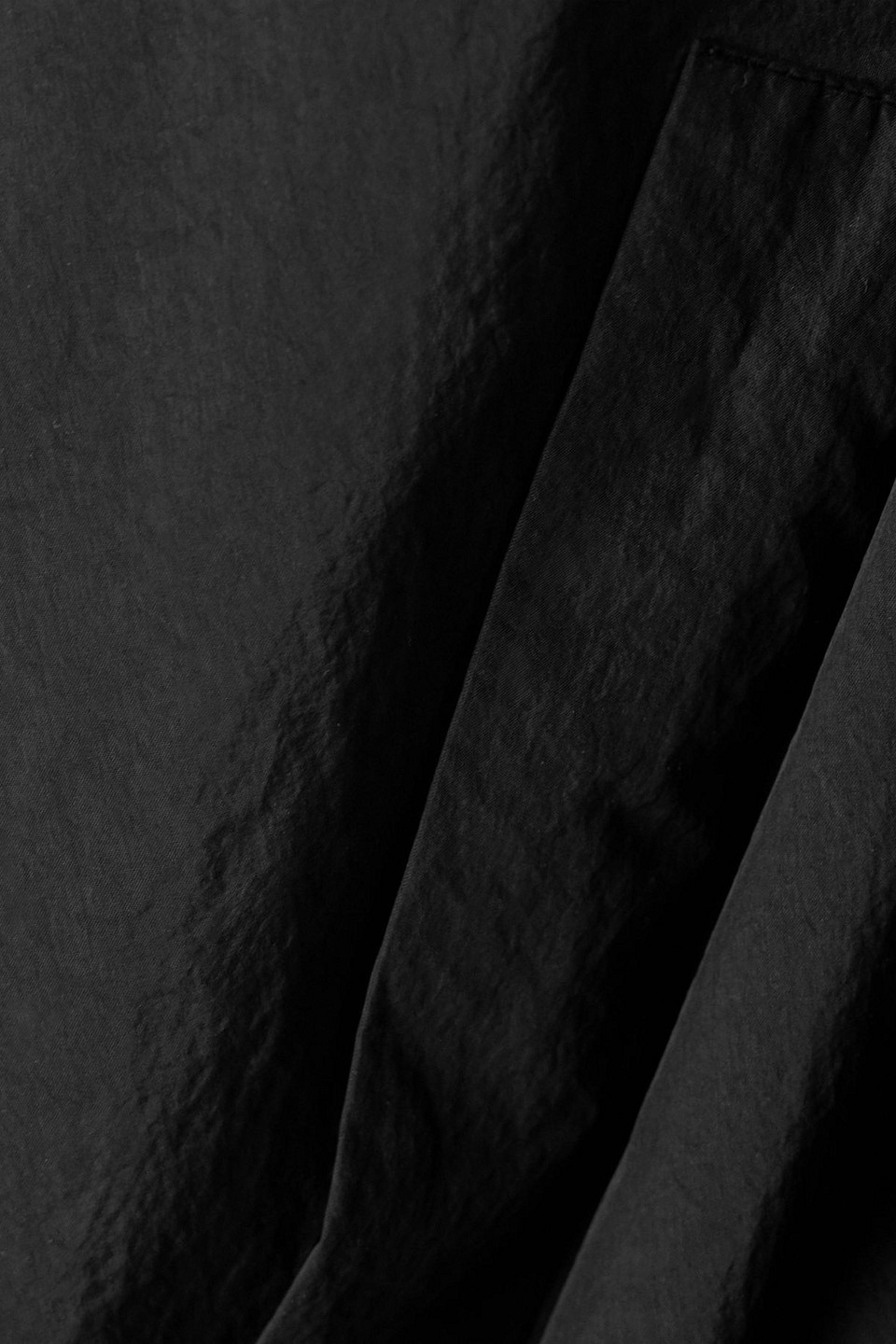 Another Tomorrow Oversized-shelljacke Mit Kapuze In Black