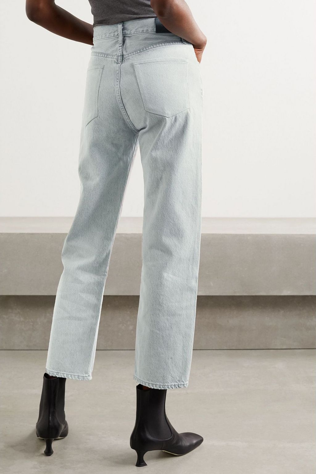 GOLDSIGN Hoch sitzende Jeans „The Relaxed Straight“ mit geradem Bein