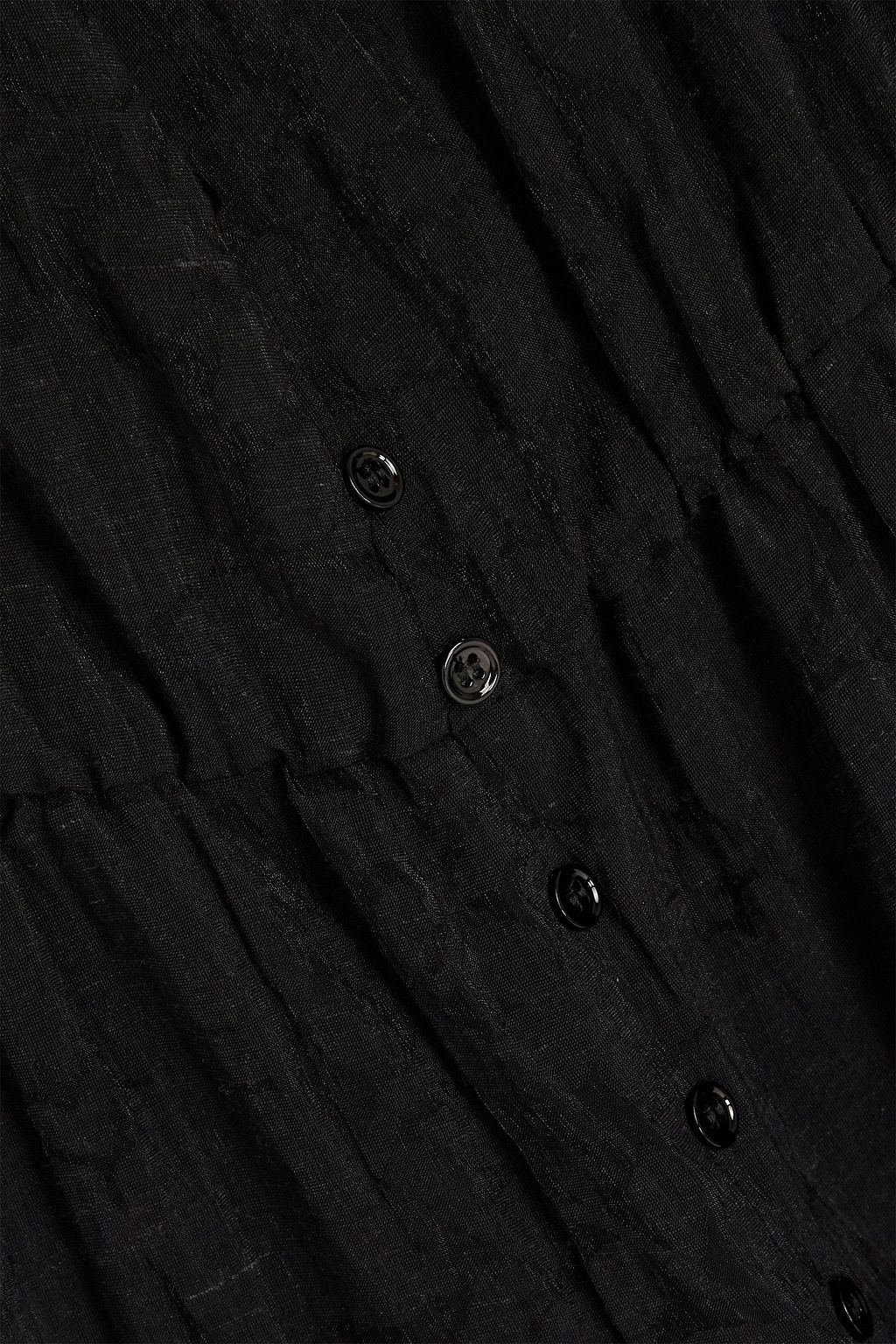 MAJE Ruffled devoré-organza midi dress