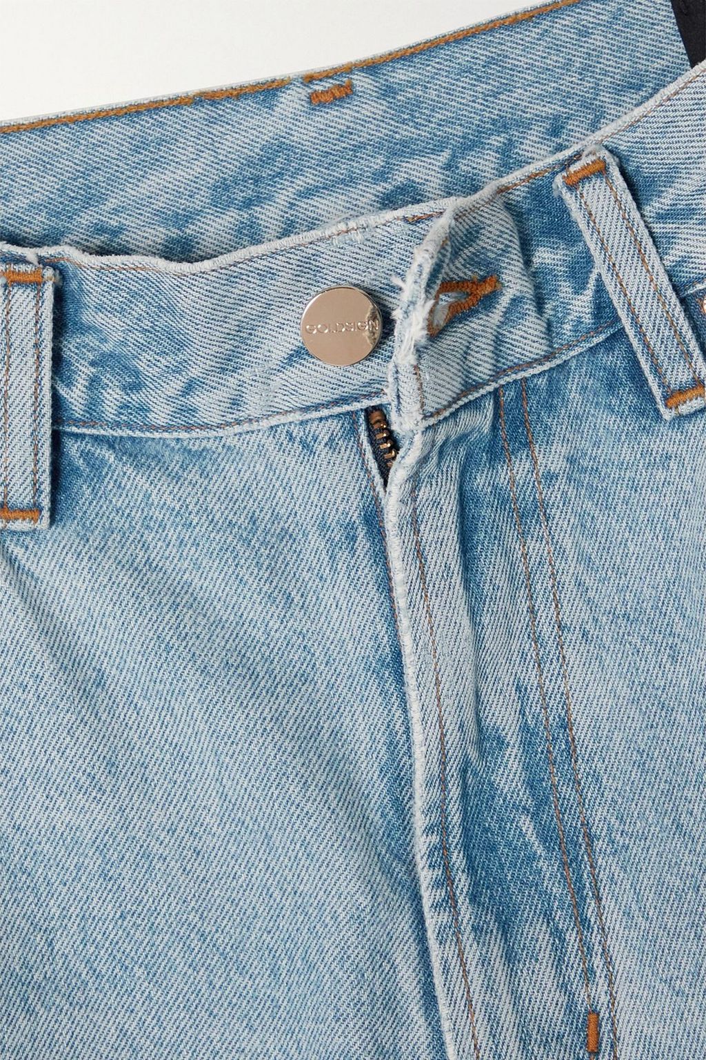 GOLDSIGN Halbhohe Jeans „Dixon“ mit weitem Bein