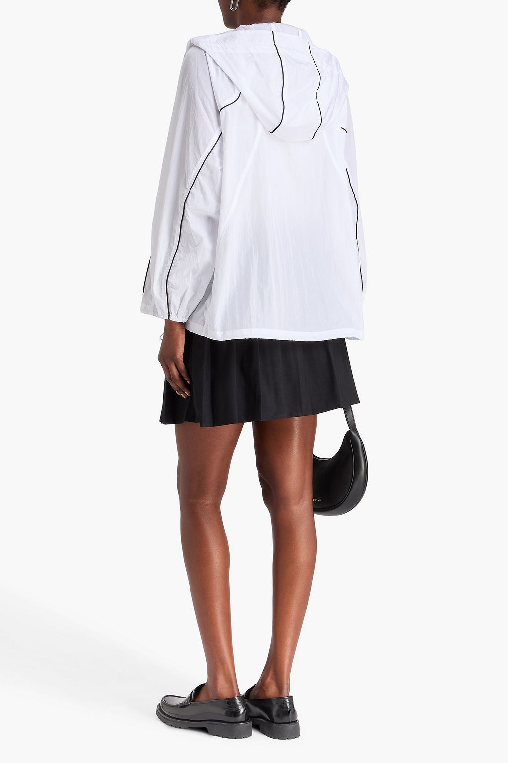 MAJE Embroidered shell track jacket