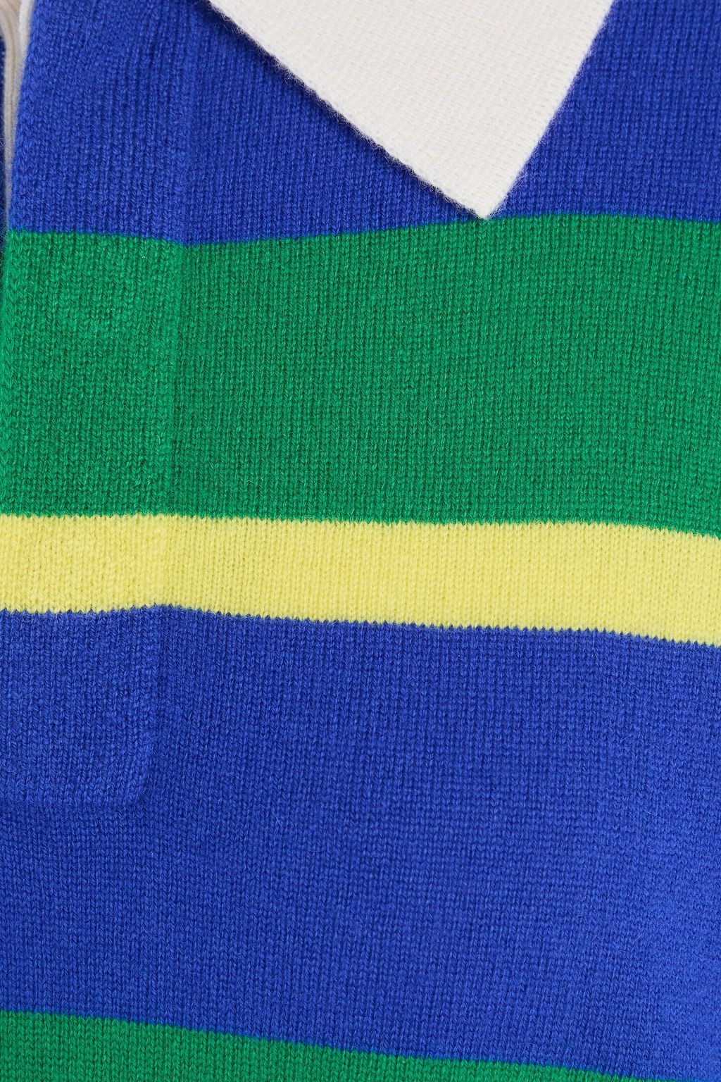 GUEST IN RESIDENCE Striped cashmere polo sweater