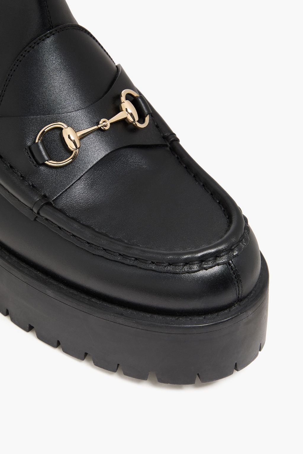 GUCCI レザー チェルシーブーツ