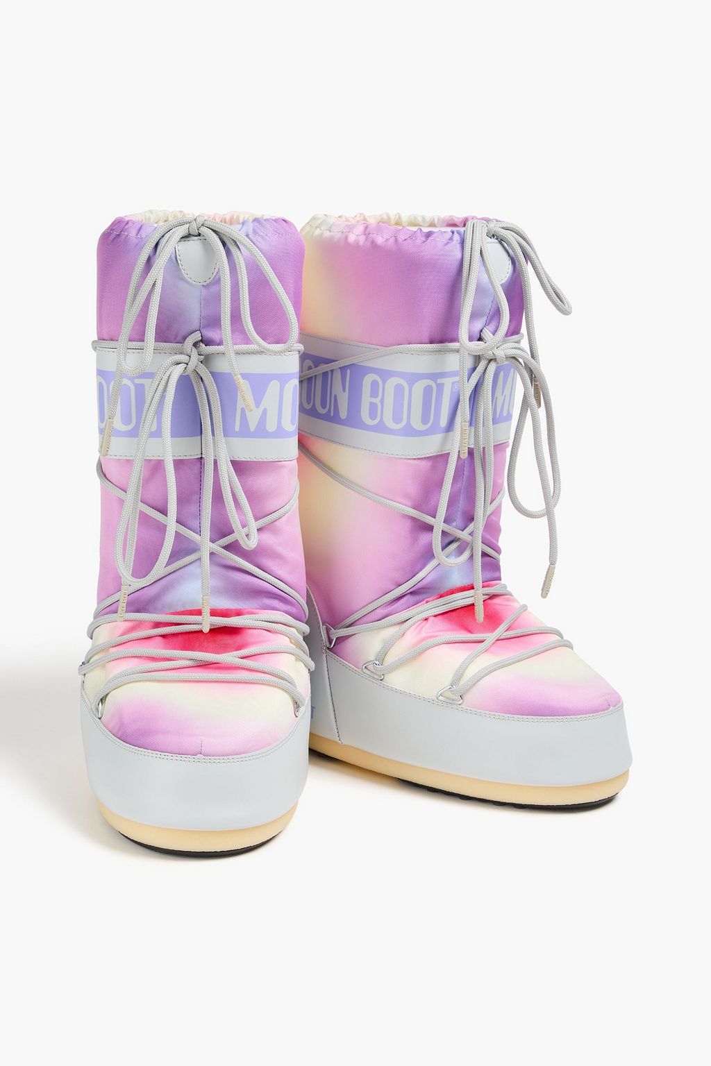 MOON BOOT Icon tie-dyed shell snow boots