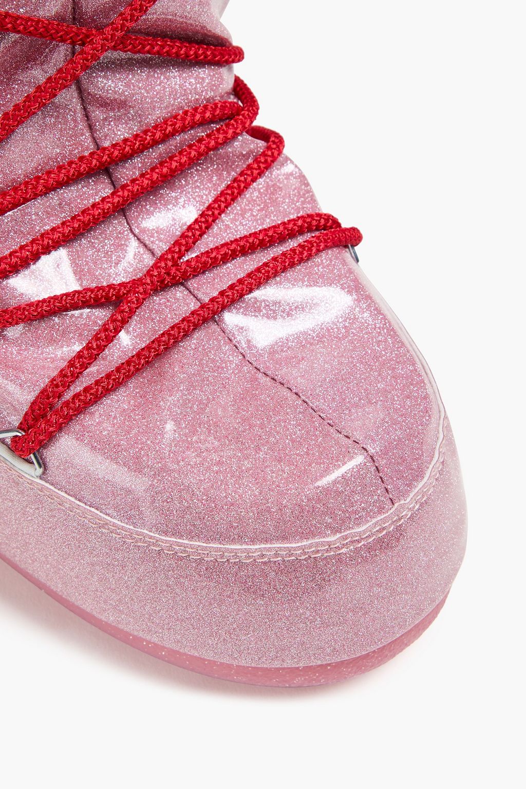 MOON BOOT حذاء بوت أيكون للثلج من قماش عازل مزيّن بالغليتر