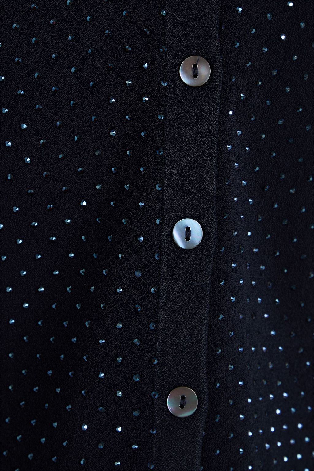 AUTUMN CASHMERE Strickcardigan mit Kristallverzierung