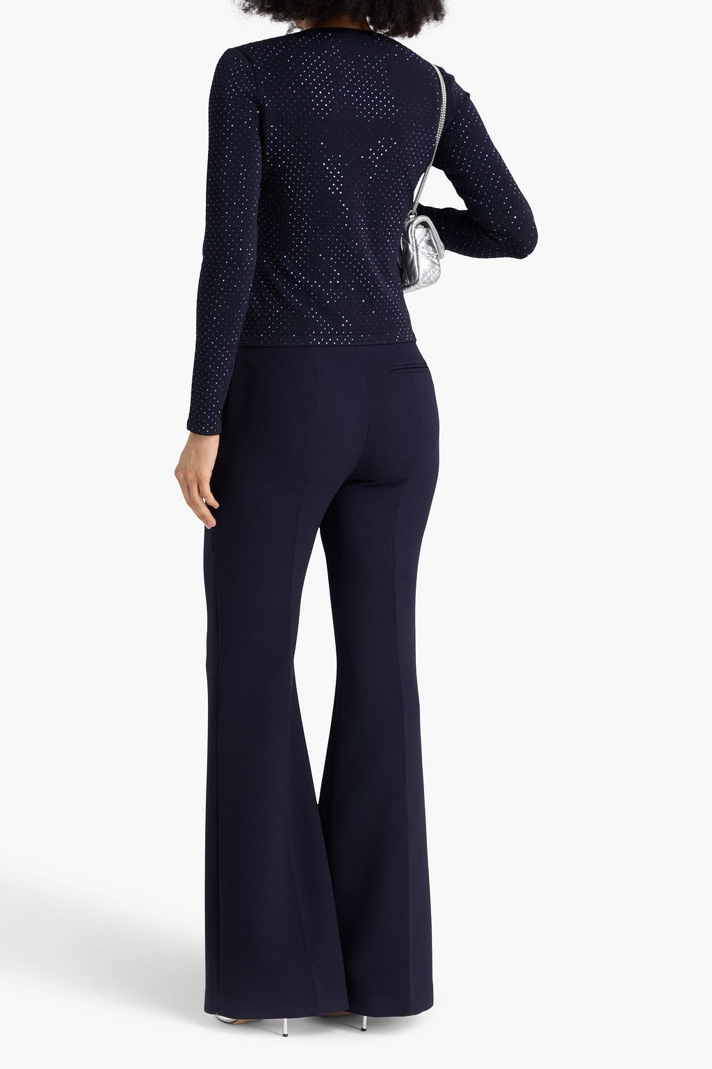 AUTUMN CASHMERE Strickcardigan mit Kristallverzierung