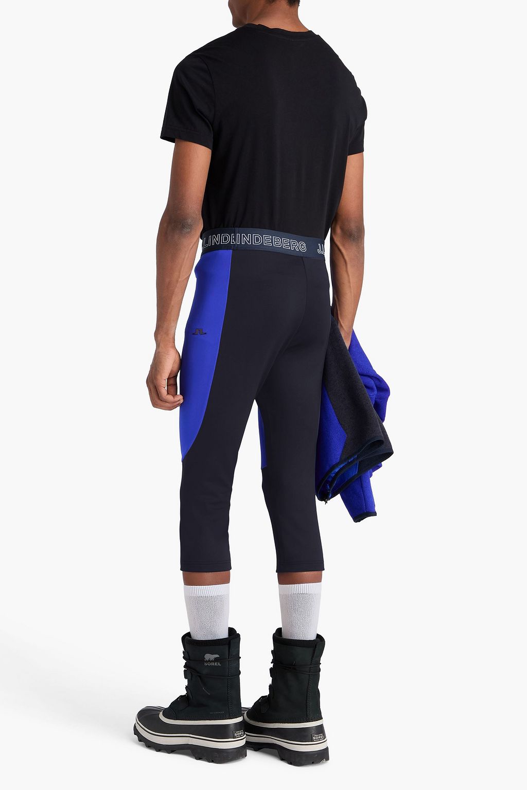 J. LINDEBERG Elevation cropped fleece tights