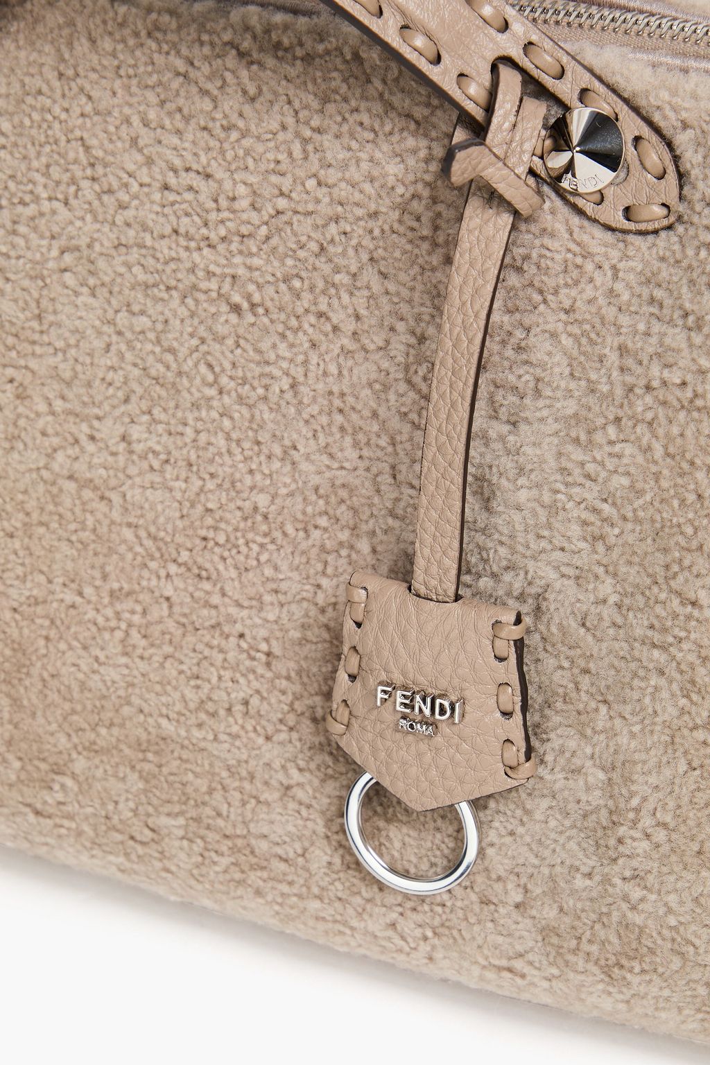 FENDI By The Way Soft medium shearling shoulder bag