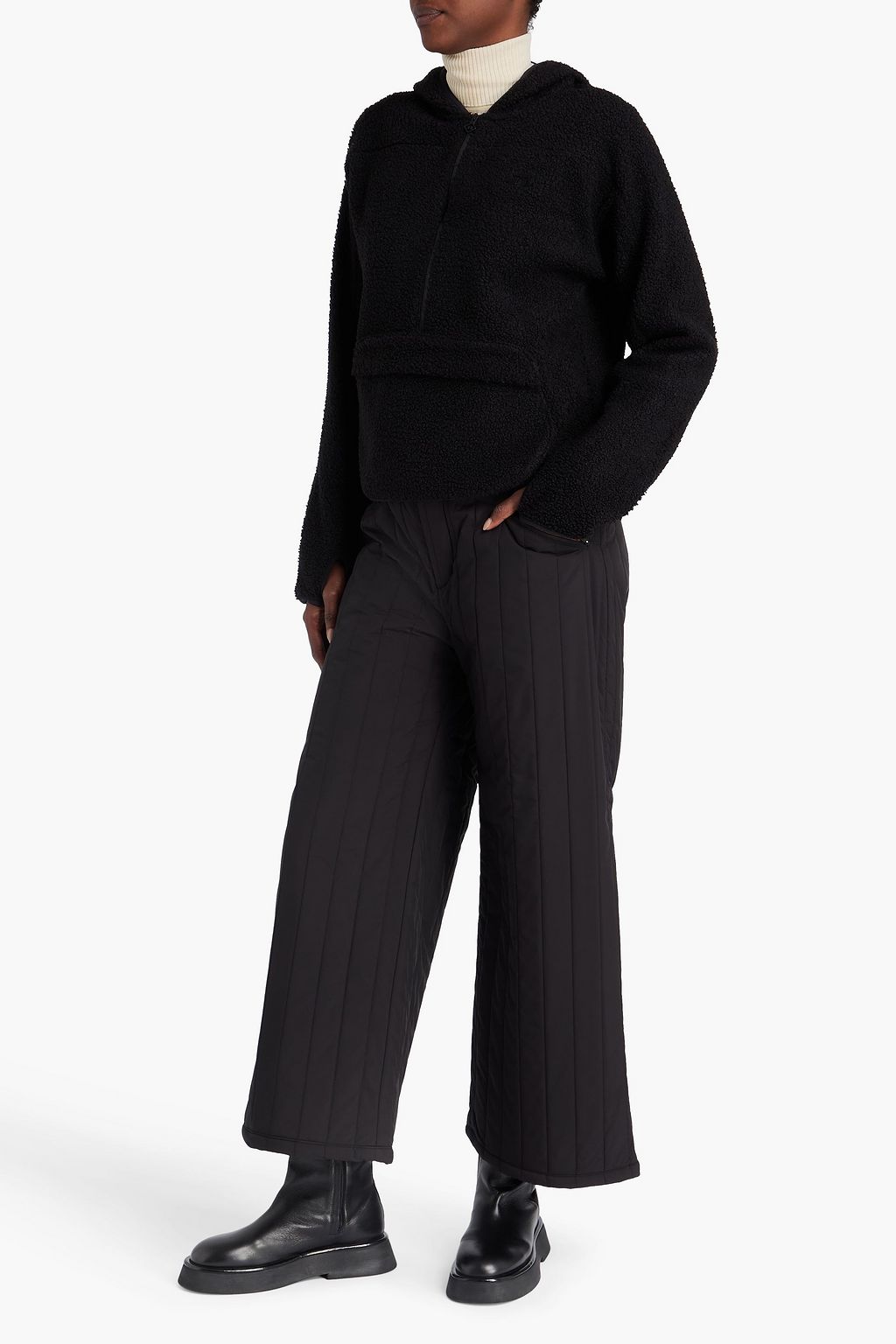 J. LINDEBERG Delise fleece zip-up hoodie