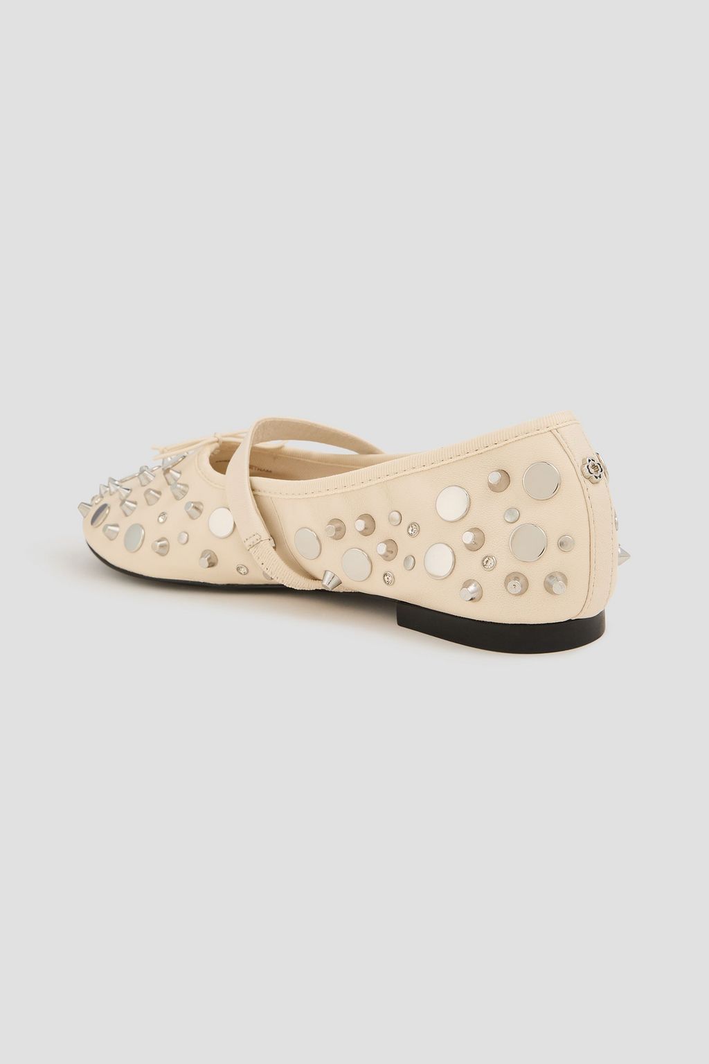 MAJE Mary-Jane-Ballerinas aus Leder mit Verzierung