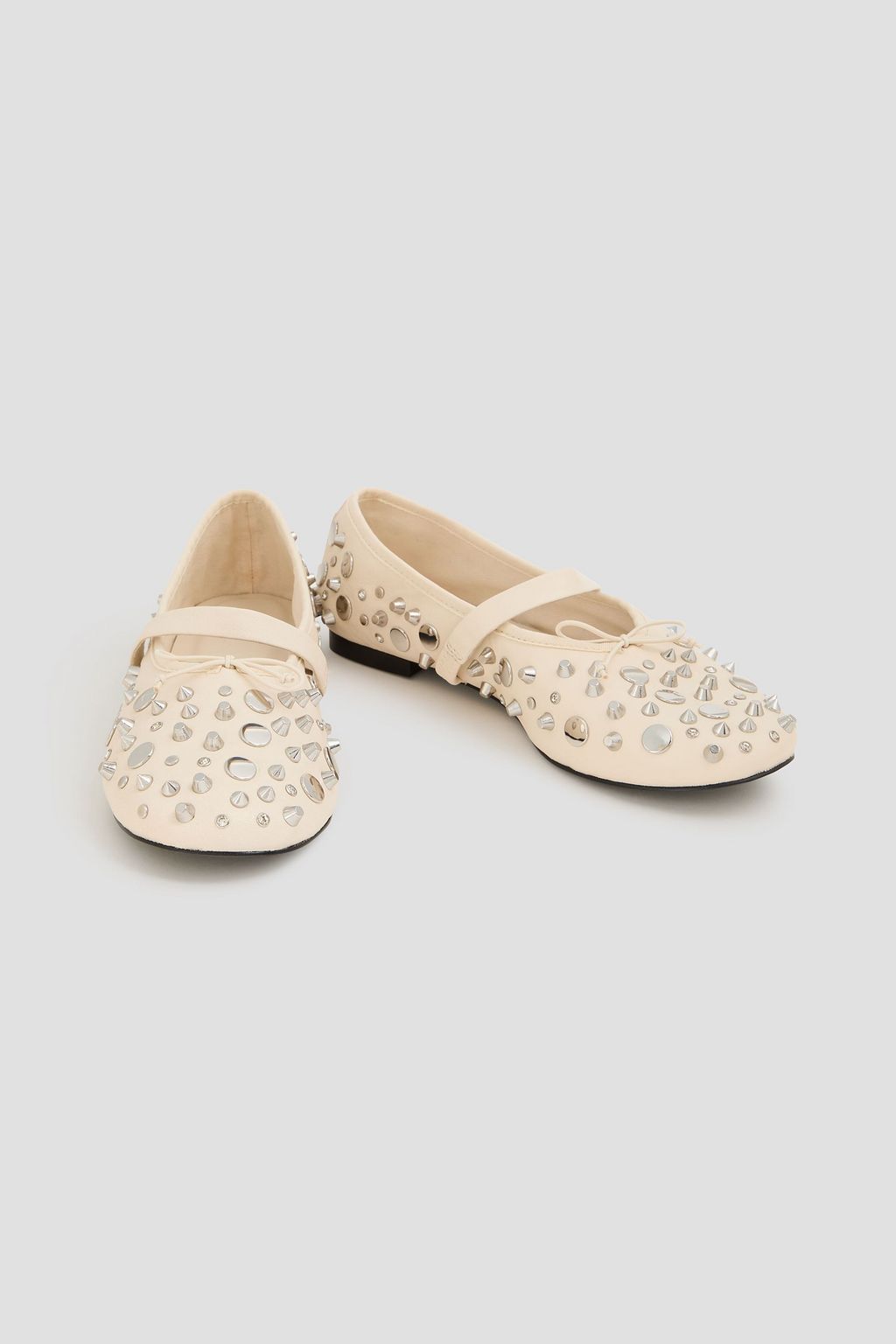 MAJE Mary-Jane-Ballerinas aus Leder mit Verzierung
