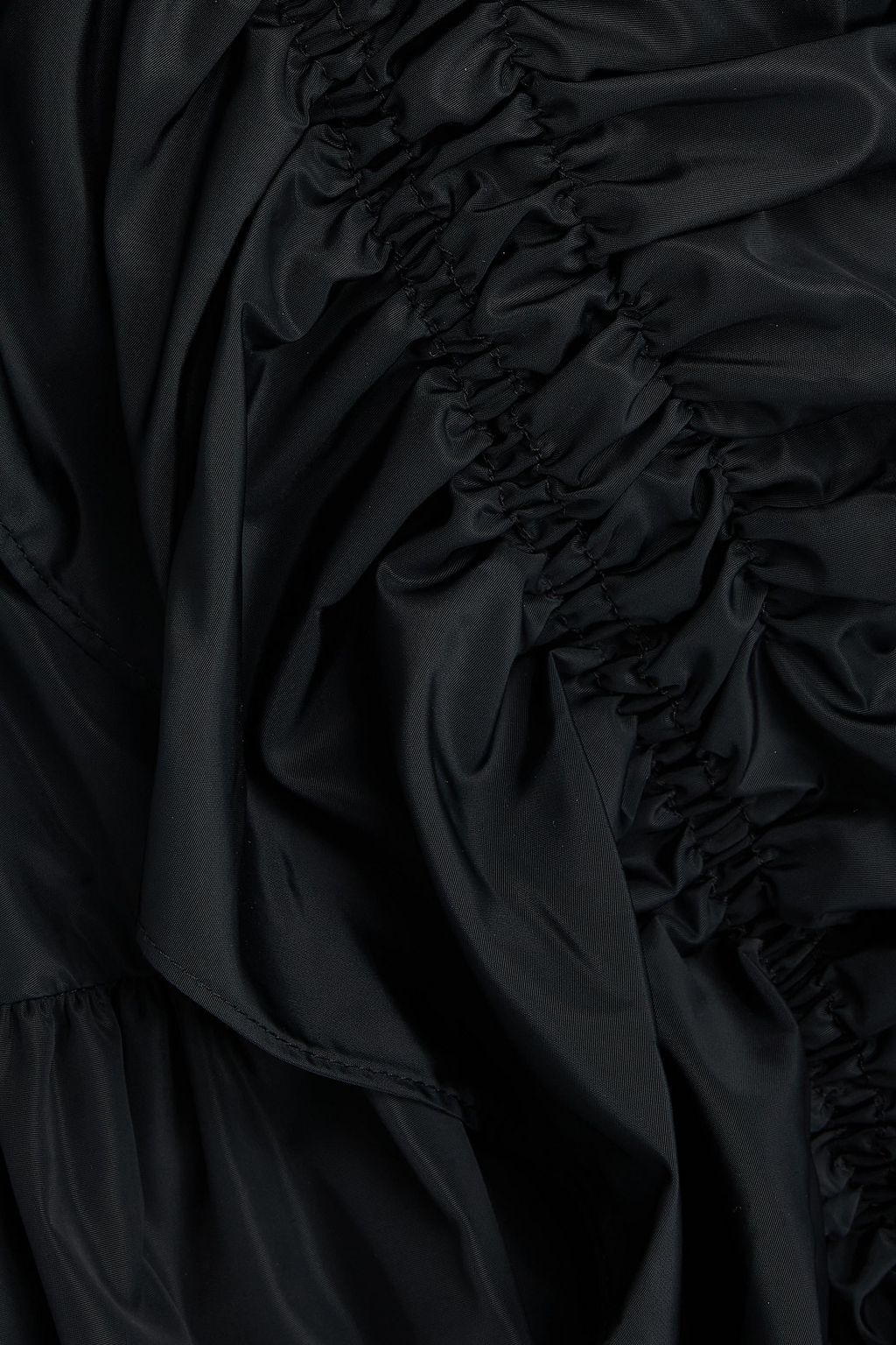CECILIE BAHNSEN 러플 장식 태피터 미니 드레스