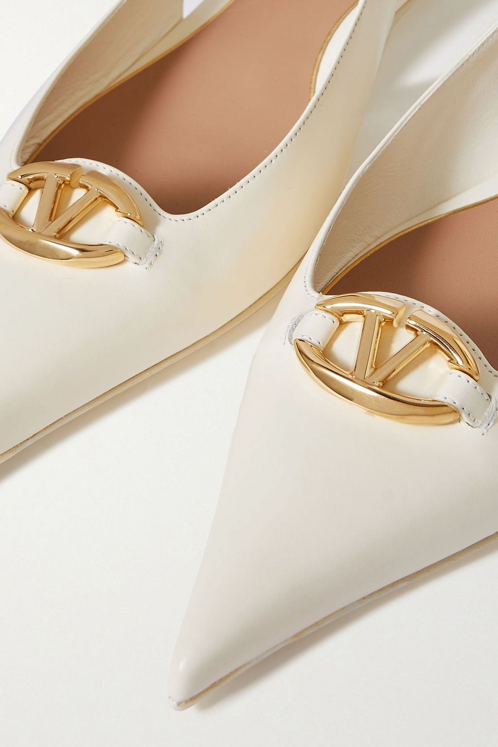 VALENTINO GARAVANI VLOGO Moon 20 embellished leather pumps