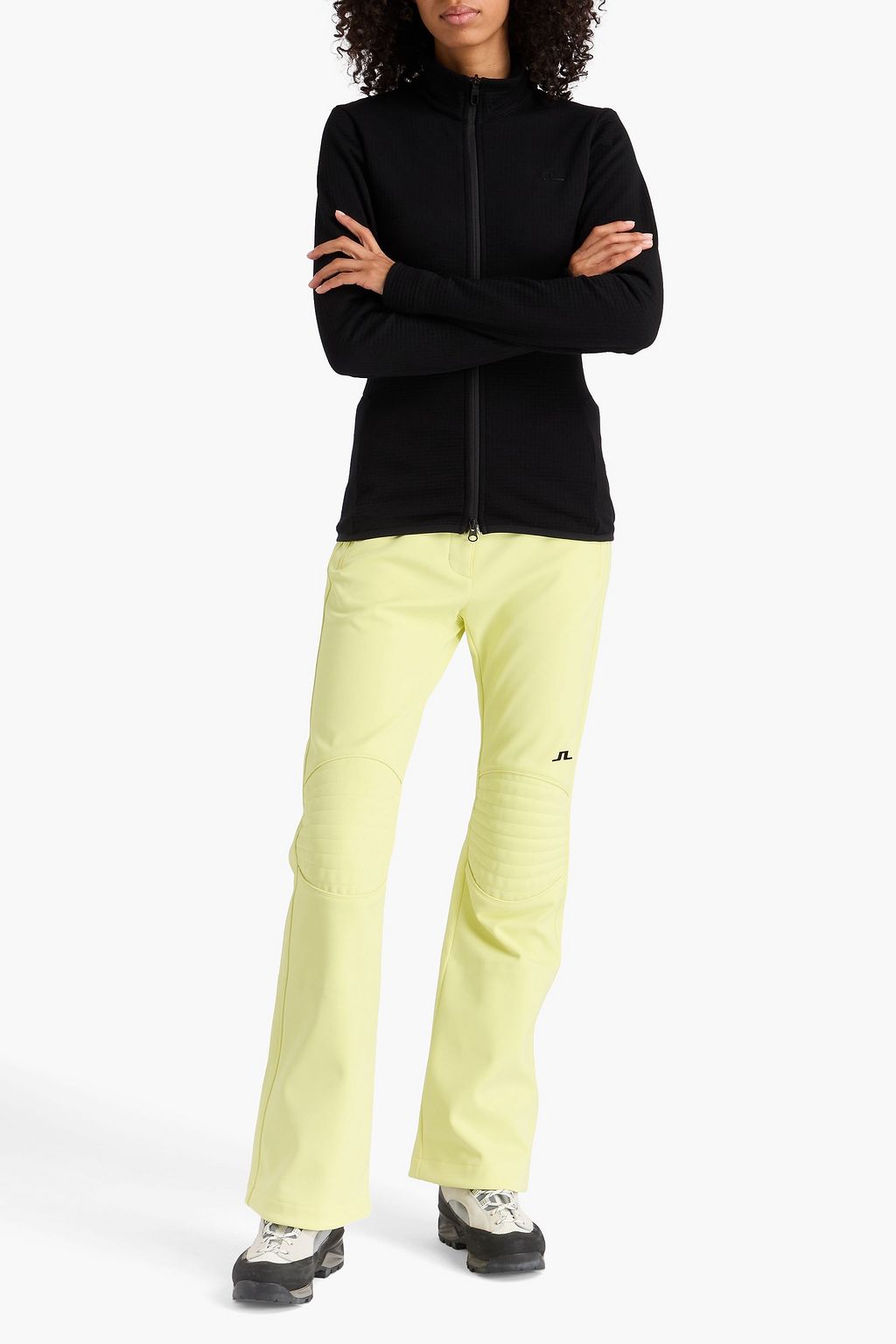 J. LINDEBERG Emeliz merino wool-blend zip-up base layer