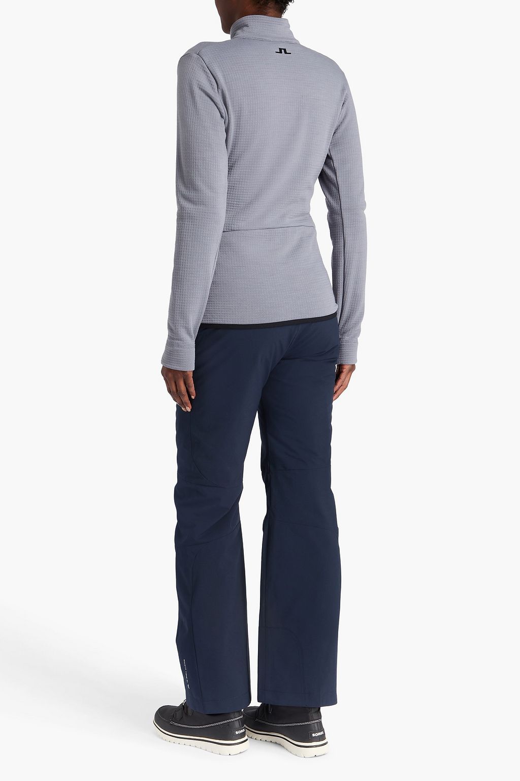J. LINDEBERG Emeliz merino wool-blend zip-up base layer