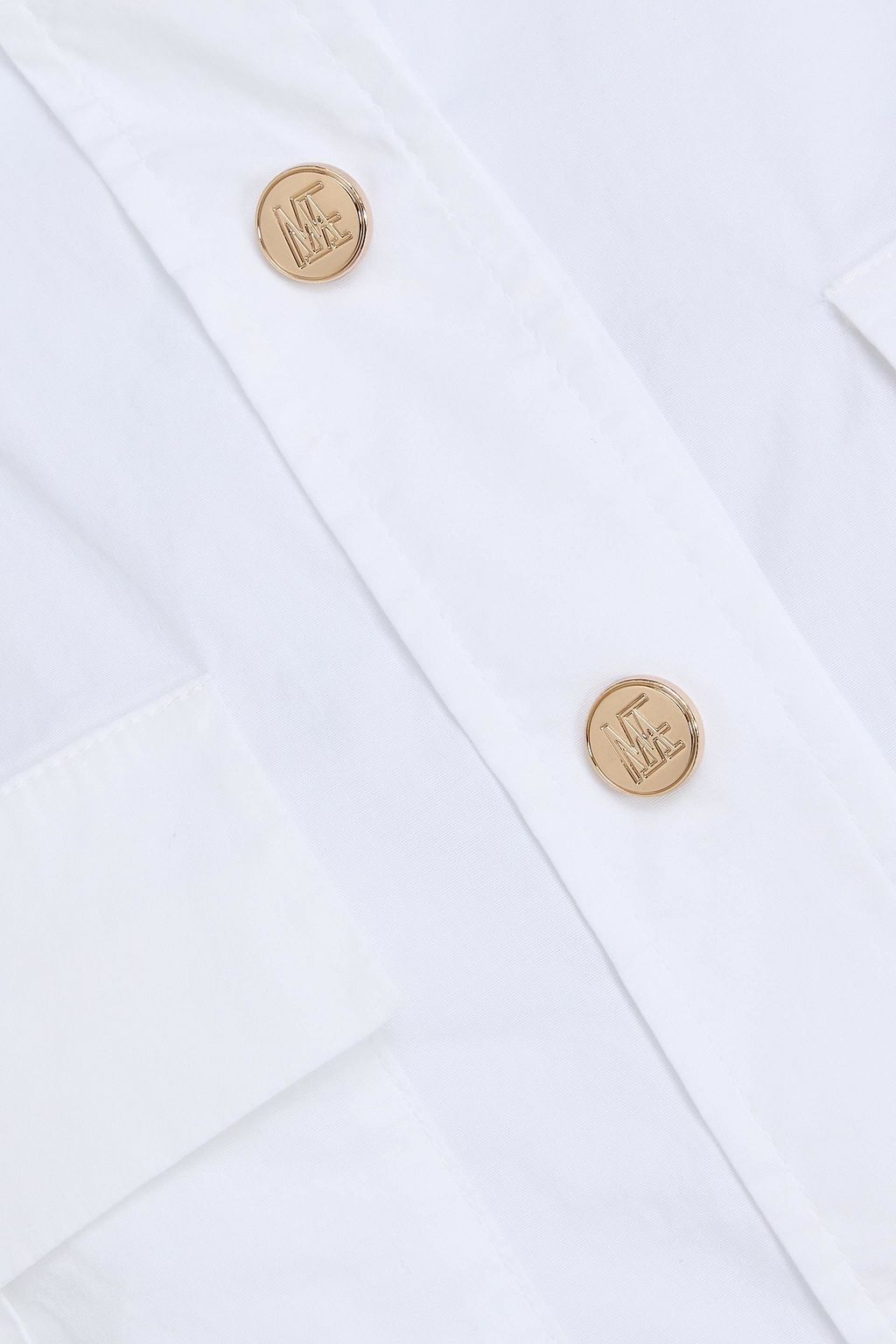 MAJE Stretch-cotton poplin shirt