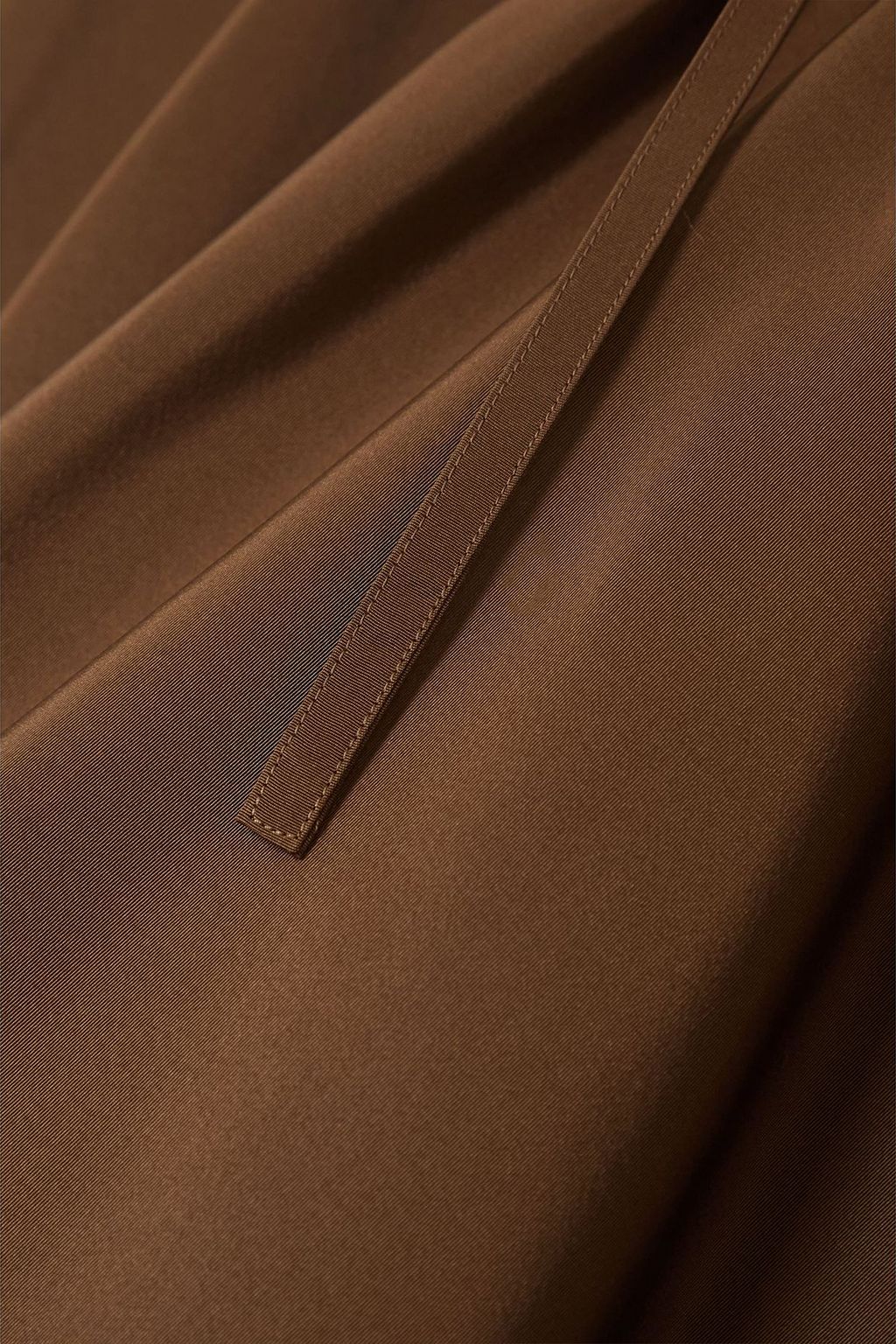 VALENTINO GARAVANI Pleated silk-faille midi skirt