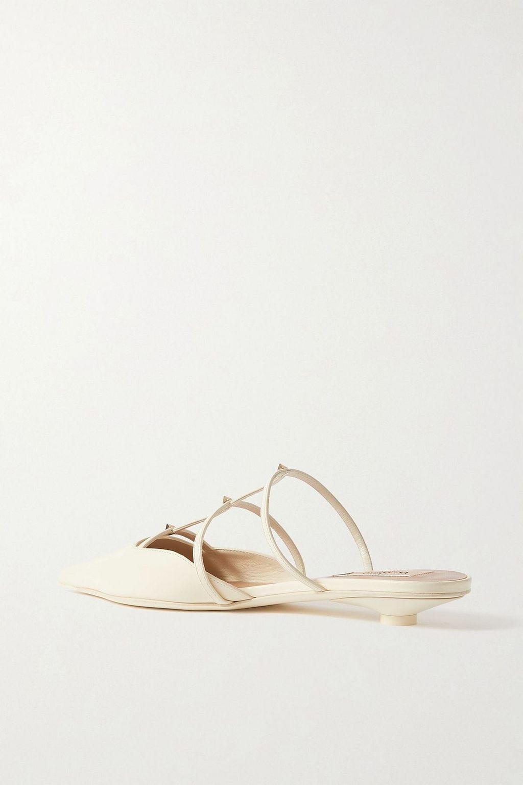 VALENTINO GARAVANI Rockstud 20 embellished leather mules