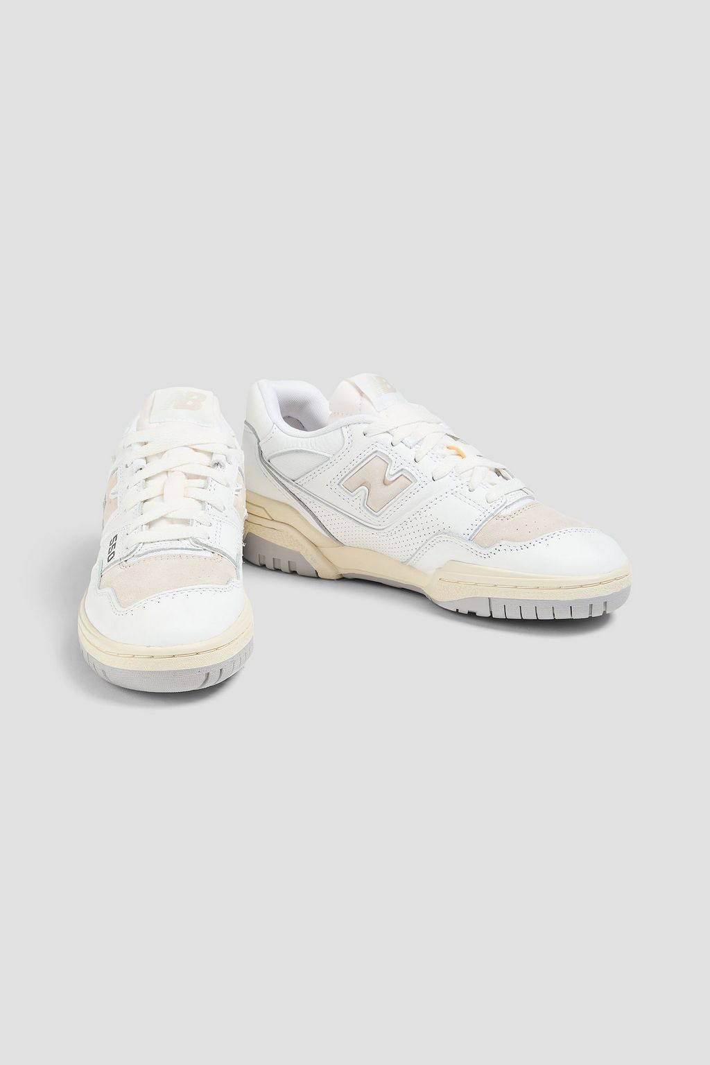 NEW BALANCE 550 leather and nubuck sneakers