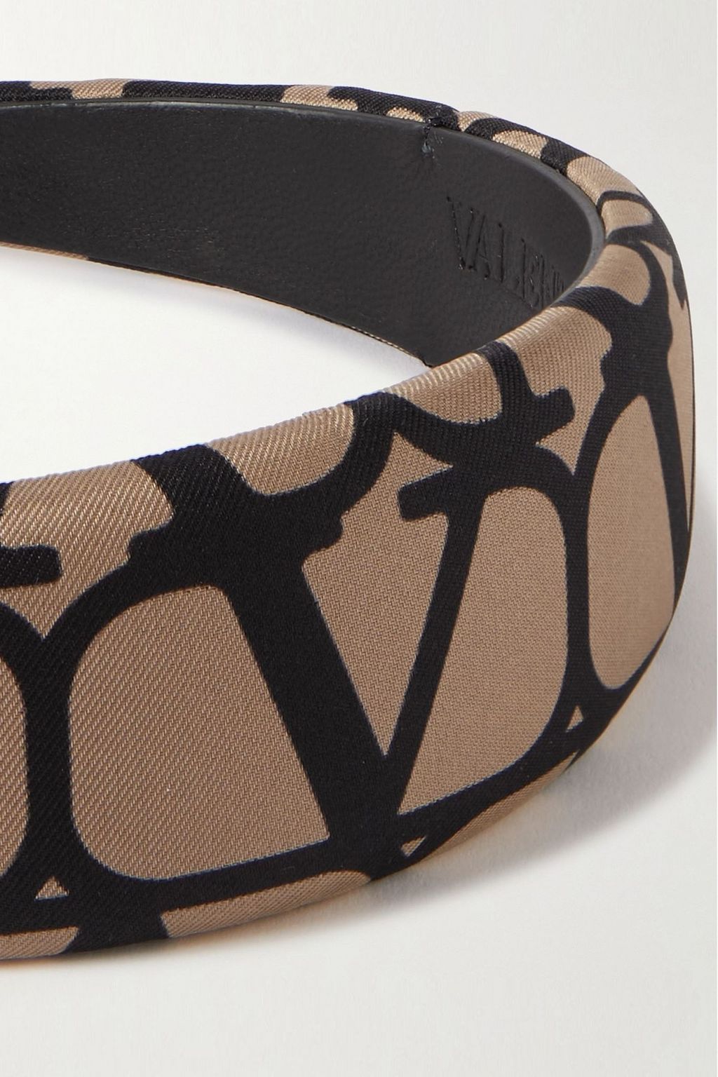 VALENTINO GARAVANI Logo-print silk-twill headband