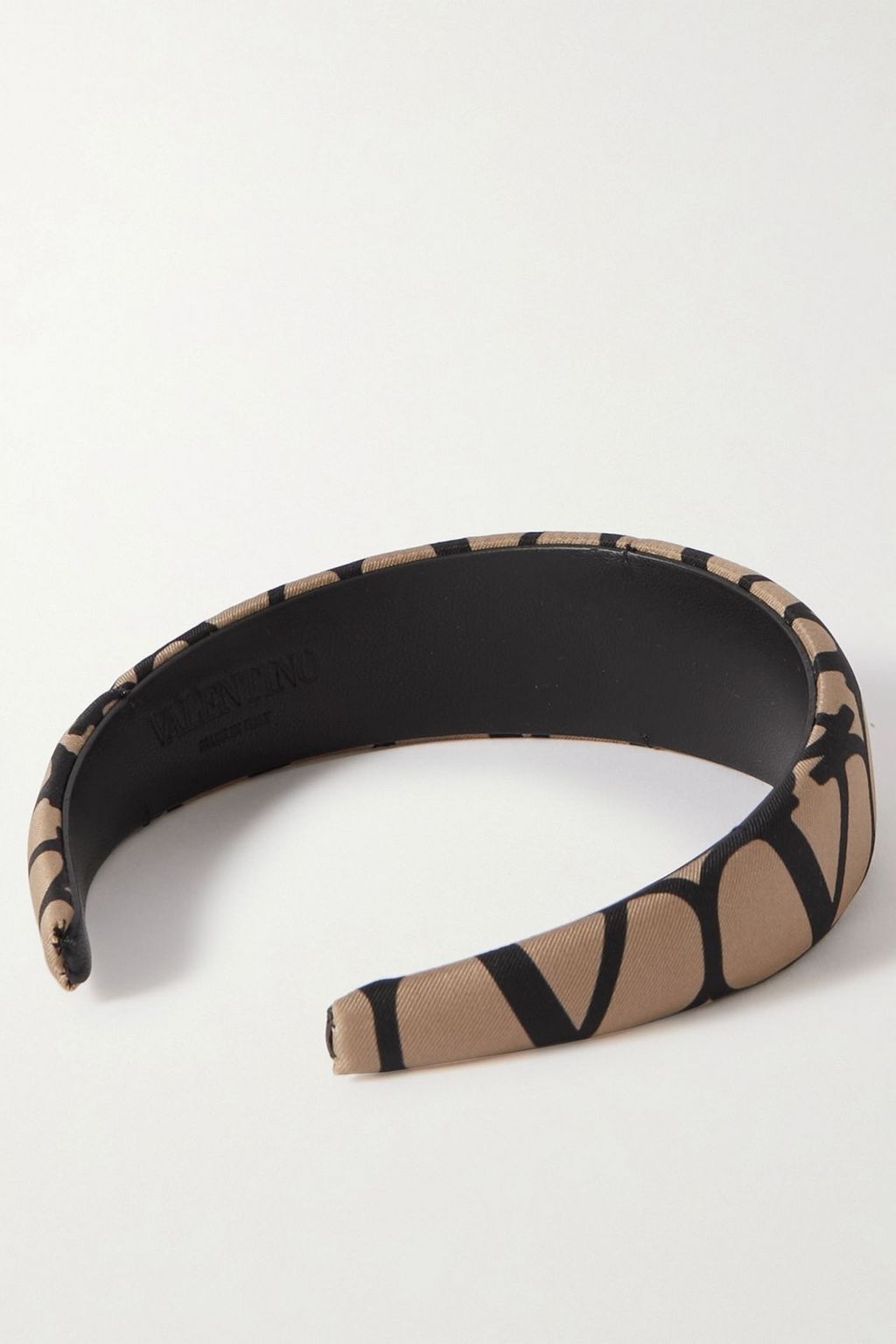 VALENTINO GARAVANI Logo-print silk-twill headband