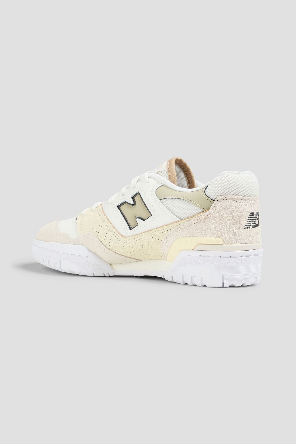 NEW BALANCE 550 leather and suede sneakers