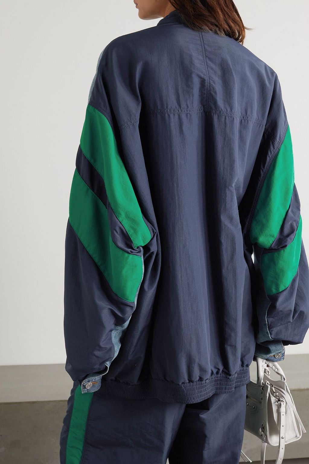 BALENCIAGA Oversized-Jeansjacke mit Shell