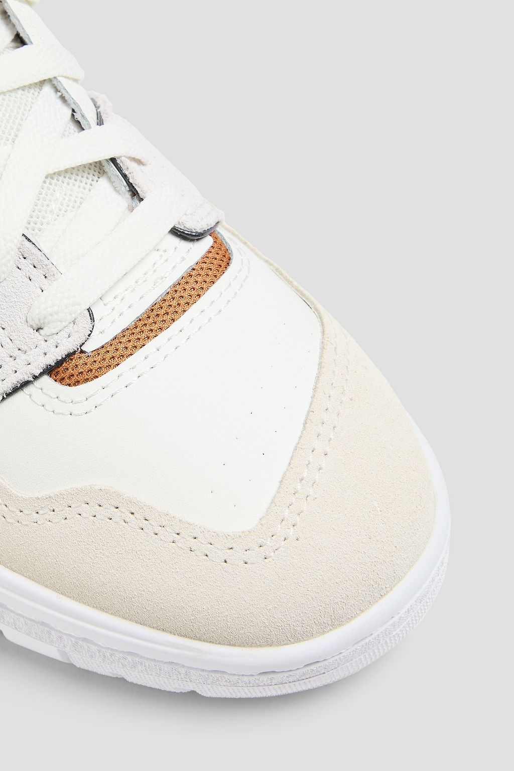 NEW BALANCE 550 leather and suede sneakers