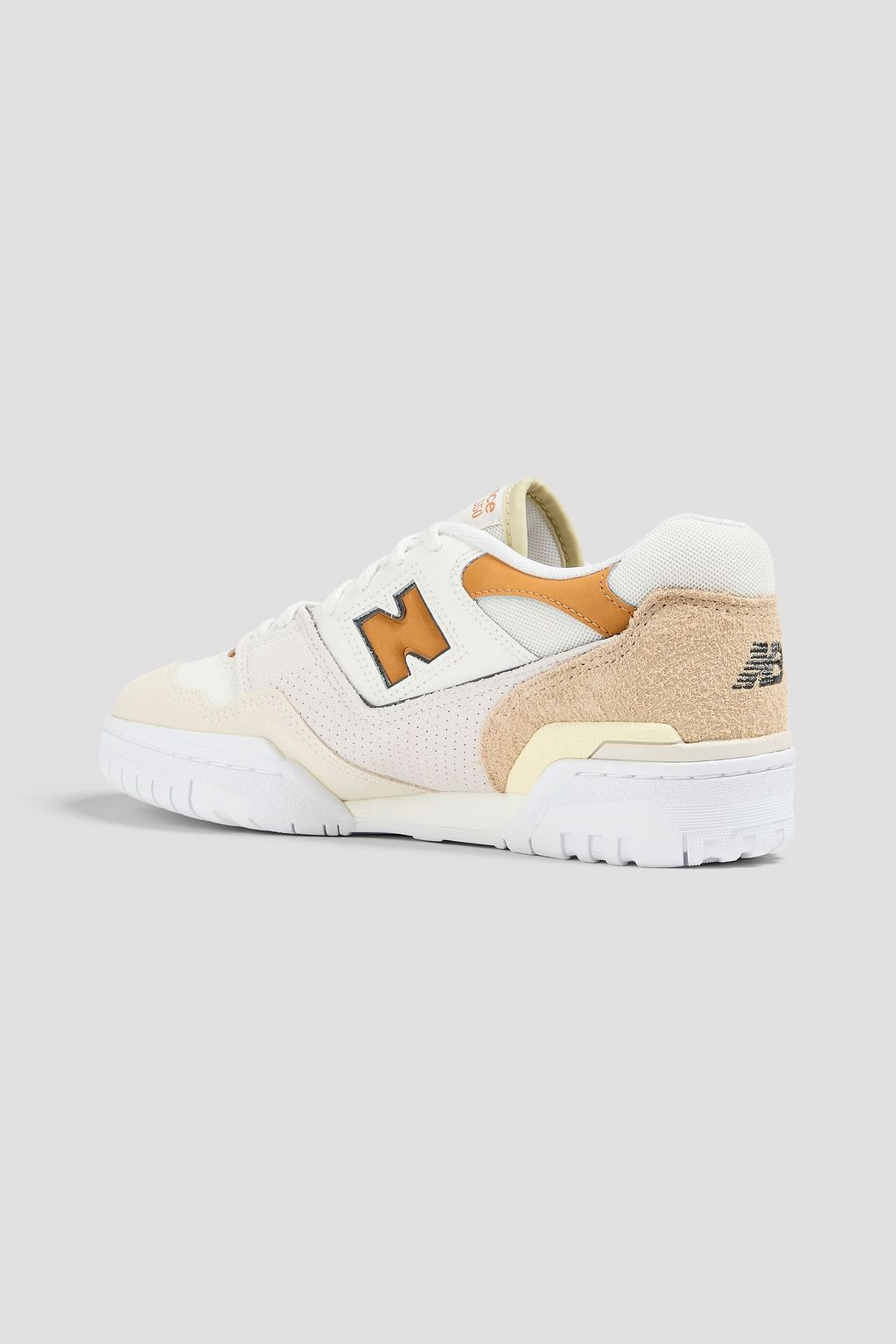 NEW BALANCE 550 leather and suede sneakers